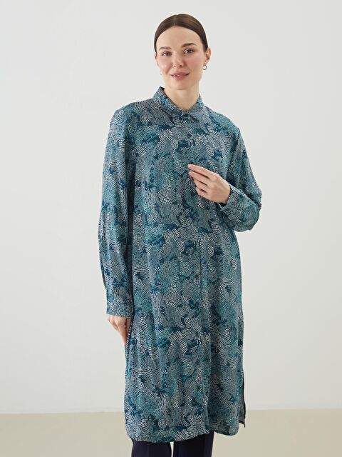 LCW Grace Desenli Kadın Gömlek Tunik - S5IP24Z8-LRN