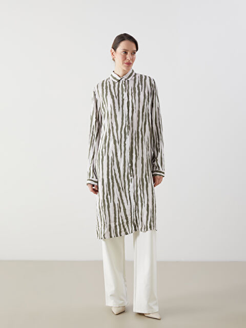 LCW Grace Desenli Kadın Gömlek Tunik - S5IP24Z8-LS5