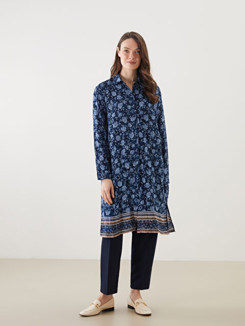 LCW Grace Desenli Kadın Gömlek Tunik - S5IP24Z8-LSJ