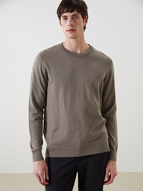 SOUTHBLUE Bisiklet Yaka Erkek Triko Kazak - S5IQ53Z8-DMK