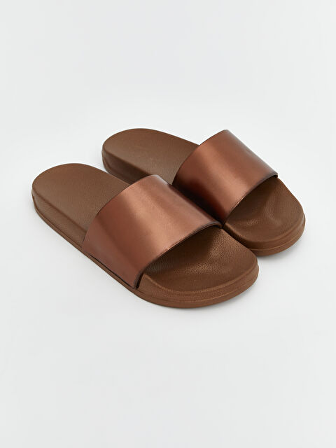 LCW STEPS Faux Leather Women's Slippers - S5IQ68Z8-FKH