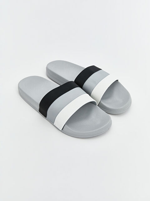 LCW STEPS Color Block Men's Slippers - S5IQ85Z8-DBQ