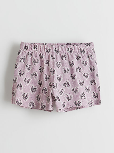 LCW ECO Kalp Baskılı Kız Çocuk Şort Pijama Altı - S5IR72Z1-LSC