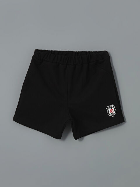 LCW baby Beşiktaş Lisanslı Erkek Bebek Şort