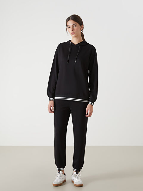 LCWAIKIKI Classic Beli Lastikli Kadın Jogger Eşofman Altı - S5IT59Z8-CVL