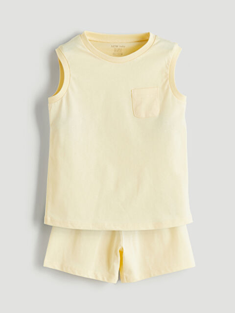 LCW baby Basic Erkek Bebek Atlet ve Şort 2'li - S5IV19Z1-YMR