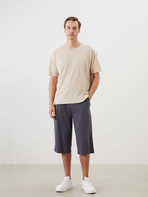 LCWAIKIKI Classic Standart Kalıp Beli Bağlama Detaylı Erkek Şort - S5IV61Z8-YHS