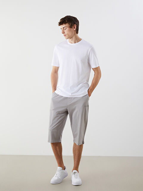 LCWAIKIKI Classic Standart Kalıp Beli Bağlama Detaylı Erkek Şort - S5IV61Z8-YMC