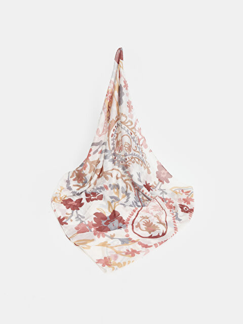 LCW ACCESSORIES Çiçek Desenli Kadın Şal - S5IY34Z8-F9C