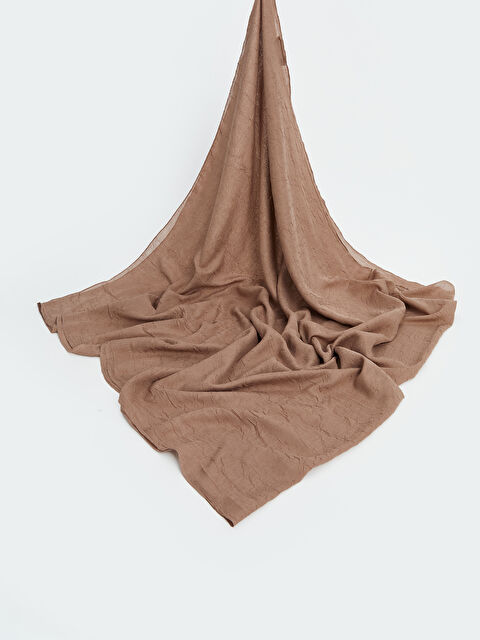 LCW ACCESSORIES وشاح كبير سادة من الفوال للسيدات - S5IY35Z8-YGP