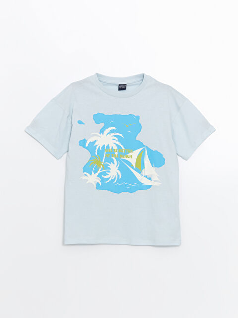 LCW ECO Bisiklet Yaka Erkek Çocuk Tişört - S5J117Z4-FZ7