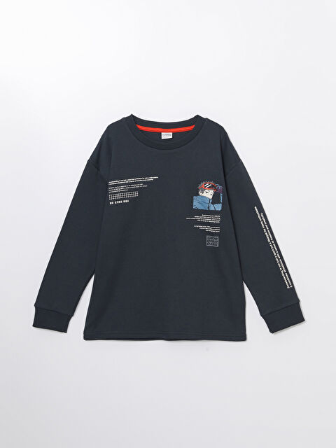 LCW Kids Bisiklet Yaka Erkek Çocuk Tişört - S5J138Z4-R4W