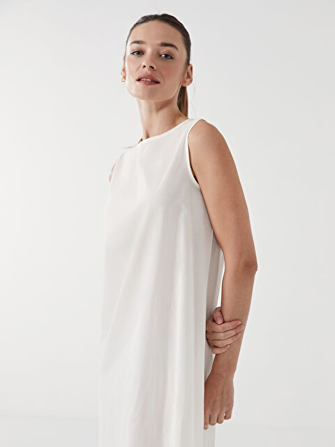 LCW Modest Bisiklet Yaka Kadın Elbise - S5J144Z8-EEW