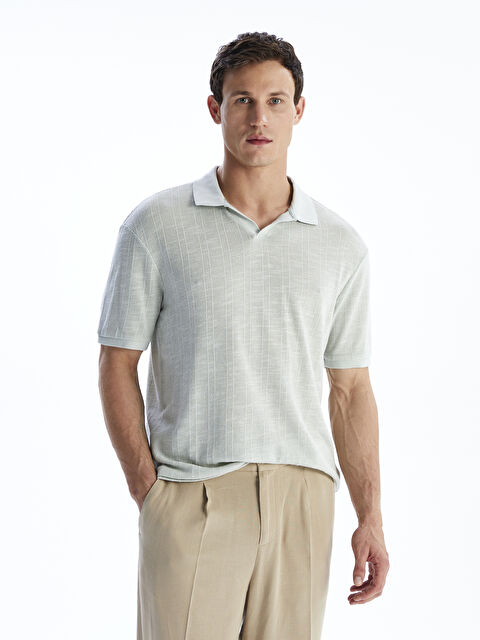 LCW Vision Polo Yaka Erkek Tişört - S5J166Z8-KG6