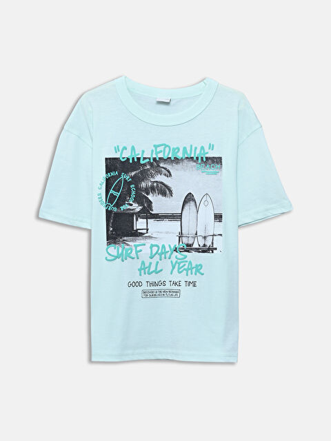 LCW Kids Dječak ZELENA Majica kratkih rukava - S5J275Z4-FQY