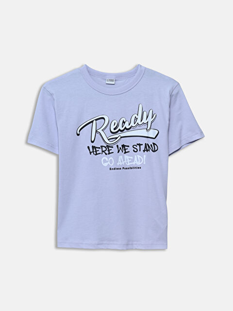 LCW Kids Crew Neck Boys' T-Shirt - S5J276Z4-G7T