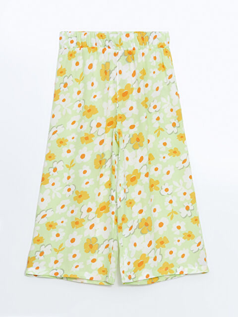 LCW ECO Beli Lastikli Kız Çocuk Kapri - S5J389Z4-LUG