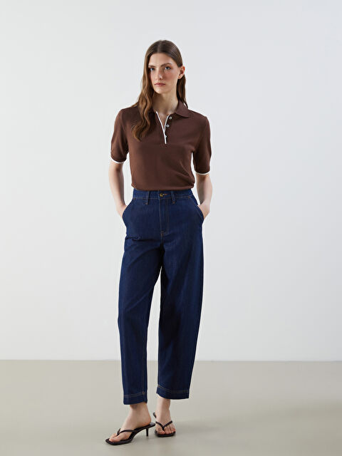 LCW Jeans جینزی فیتی گیزەر بۆ ژنان - S5J437Z8-309