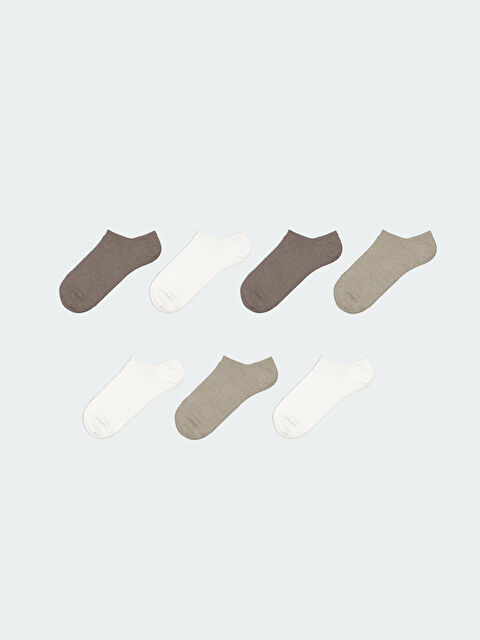 LCW DREAM Kadın Düz Sneaker Çorap 7'li - S5J510Z8-J1F