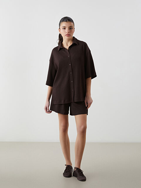 LCW Vision Σορτς Γυναικεία με Ελαστική Μέση και Υφή