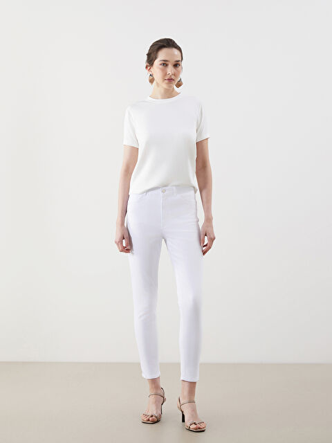 LCWAIKIKI Classic Slim Fit Kadın Jean Pantolon - S5J615Z8-844