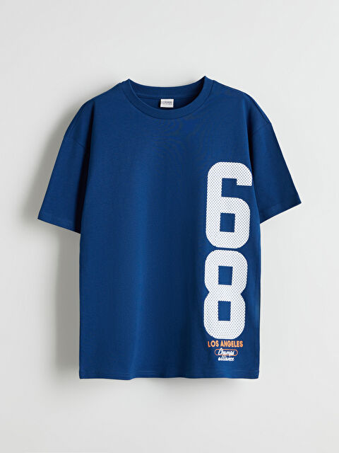 LCW Kids Bisiklet Yaka Erkek Çocuk Tişört - S5J632Z4-HEU