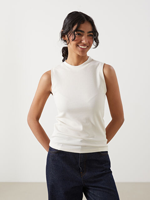 LCW Modest Dik Yaka Kadın Atlet - S5J766Z8-FRC