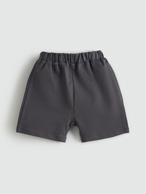 LCW baby Beli Lastikli Cepli Erkek Bebek Şort - S5J793Z1-HJU