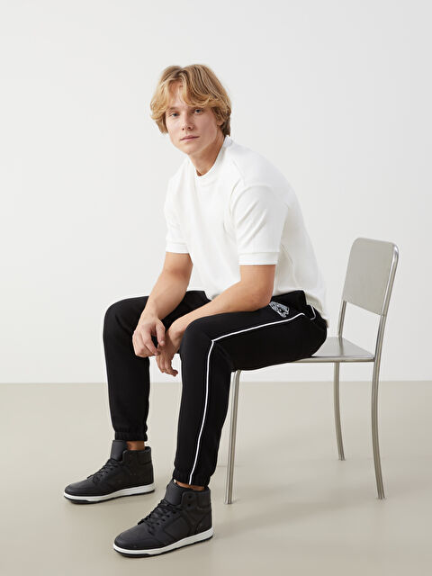 LCW Vision Pantalons de survêtement jogger pour hommes à coupe régulière - S5JA26Z8-CVL