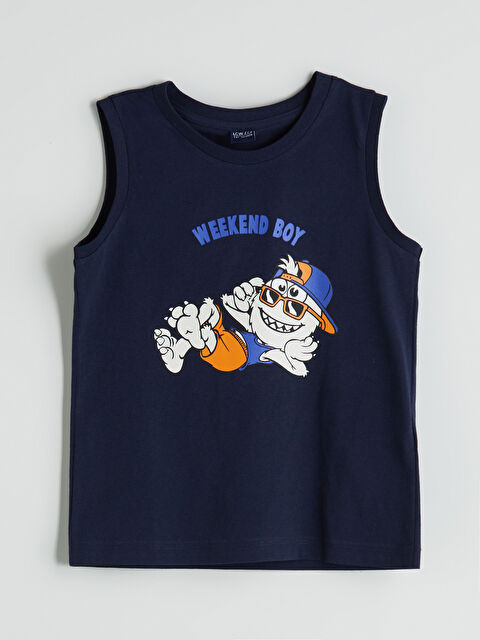 LCW ECO Bisiklet Yaka Erkek Çocuk Atlet - S5JB75Z4-RFF