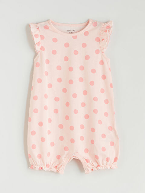 LCW baby Puantiyeli Kız Bebek Penye Tulum - S5JC57Z1-LT4