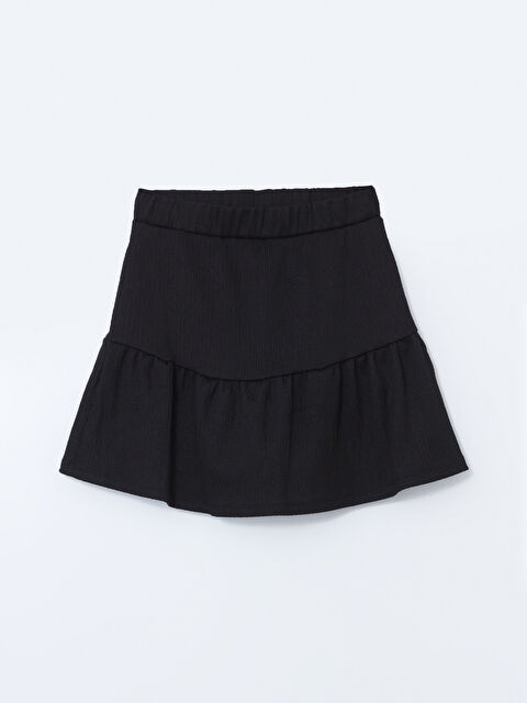 LCW ECO Beli Lastikli Kız Çocuk Şort Etek - S5JD55Z4-CVL