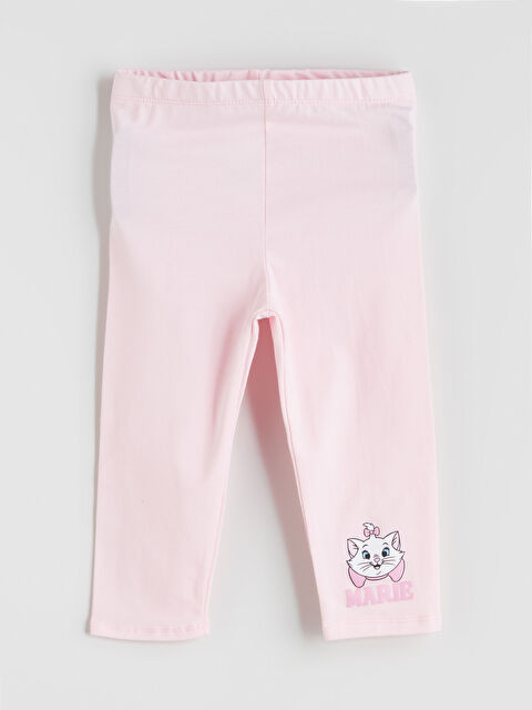 LCW Kids Elastic Waist Marie Printed Girls' Leggings - S5JD78Z1-QWN