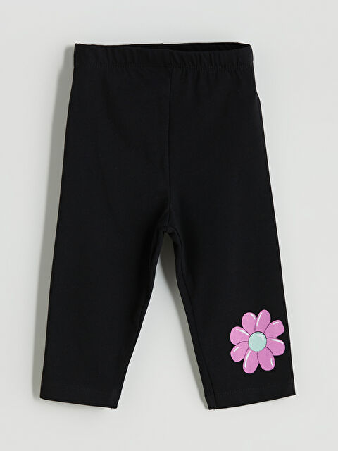 LCW Kids سروال ضيق بنات بخصر مطاطي زهري - S5JD79Z1-CVL