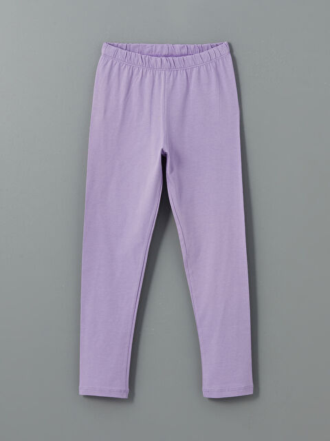 LCW ECO Beli Lastikli Basic Kız Çocuk Tayt - S5JE50Z1-GG9