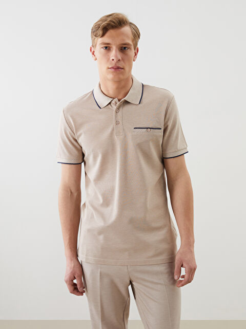 LCWAIKIKI Classic Polo Neck Pique Men's T-Shirt - S5JF73Z8-MHK