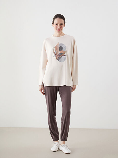 LCWAIKIKI Classic Beli Lastikli Kadın Jogger Eşofman Altı - S5JG61Z8-HDR