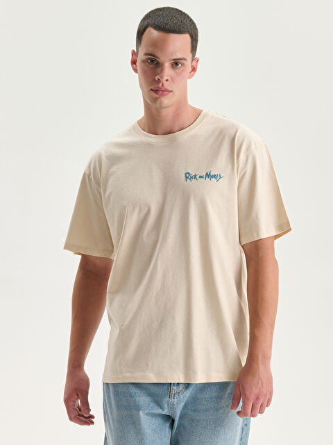 XSIDE Crew Neck Printed Men's T-Shirt - S5JH16Z8-YKD