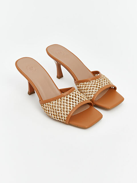 LCW STEPS Tek Bantlı Topuklu Kadın Terlik - S5JI28Z8-CXS