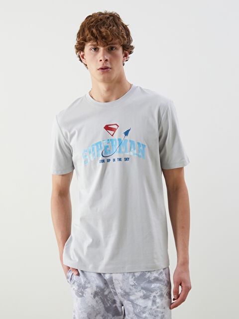 XSIDE Bisiklet Yaka Baskılı Erkek Tişört - S5JL26Z8-YGE