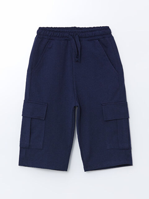 LCW ECO Beli Lastikli Erkek Çocuk Kargo Şort - S5JL35Z4-CRP