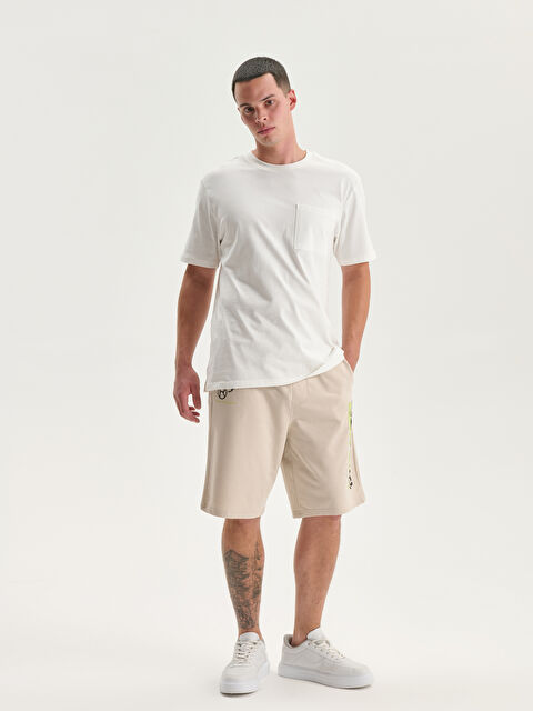 XSIDE Standard Fit Men's Shorts with Waist Tie Detail - S5JM86Z8-VK9