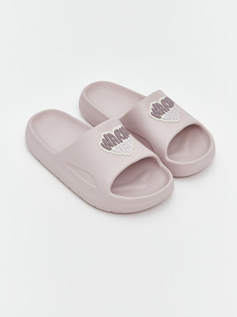 LCW STEPS Tek Bantlı Baskılı Kız Çocuk Terlik - S5JN52Z4-Z2N