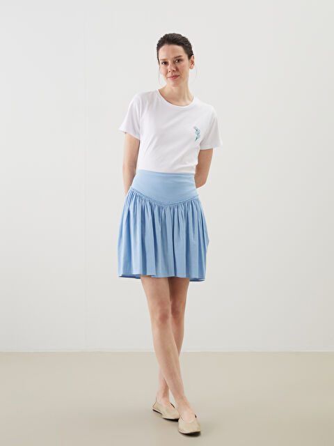 LCW ECO Beli Fermuarlı Kadın Etek - S5JO17Z8-YZP