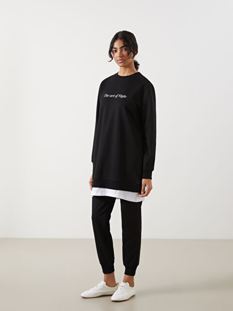 LCW Modest بنطال رياضي بخصر مطاطي للسيدات - S5JP22Z8-CVL