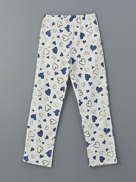 LCW DREAM Beli Lastikli Kalp Baskılı Kadın Pijama Altı - S5JQ53Z8-LRA