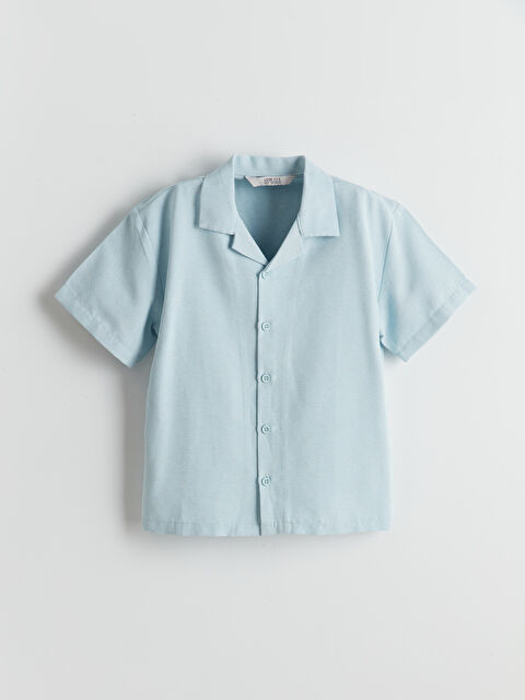 LCW ECO Keten Karışımlı Erkek Çocuk Gömlek - S5JQ72Z4-FZH