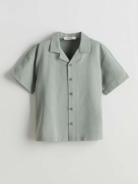 LCW ECO Keten Karışımlı Erkek Çocuk Gömlek - S5JQ72Z4-GC9