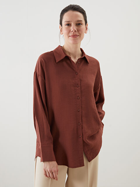 LCWAIKIKI Classic Loose Fit Kadın Gömlek - S5JR36Z8-HFD