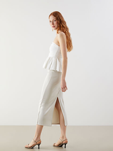 LCW Vision Ekstra Dar Fit Kadın Etek - S5JS35Z8-VF5